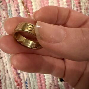 Gold Engraved Ring